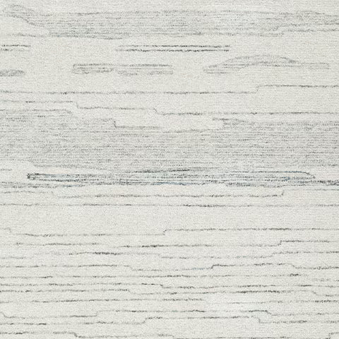 Genemost - Ivory / Blue - Medium Rug - 5' x 7'