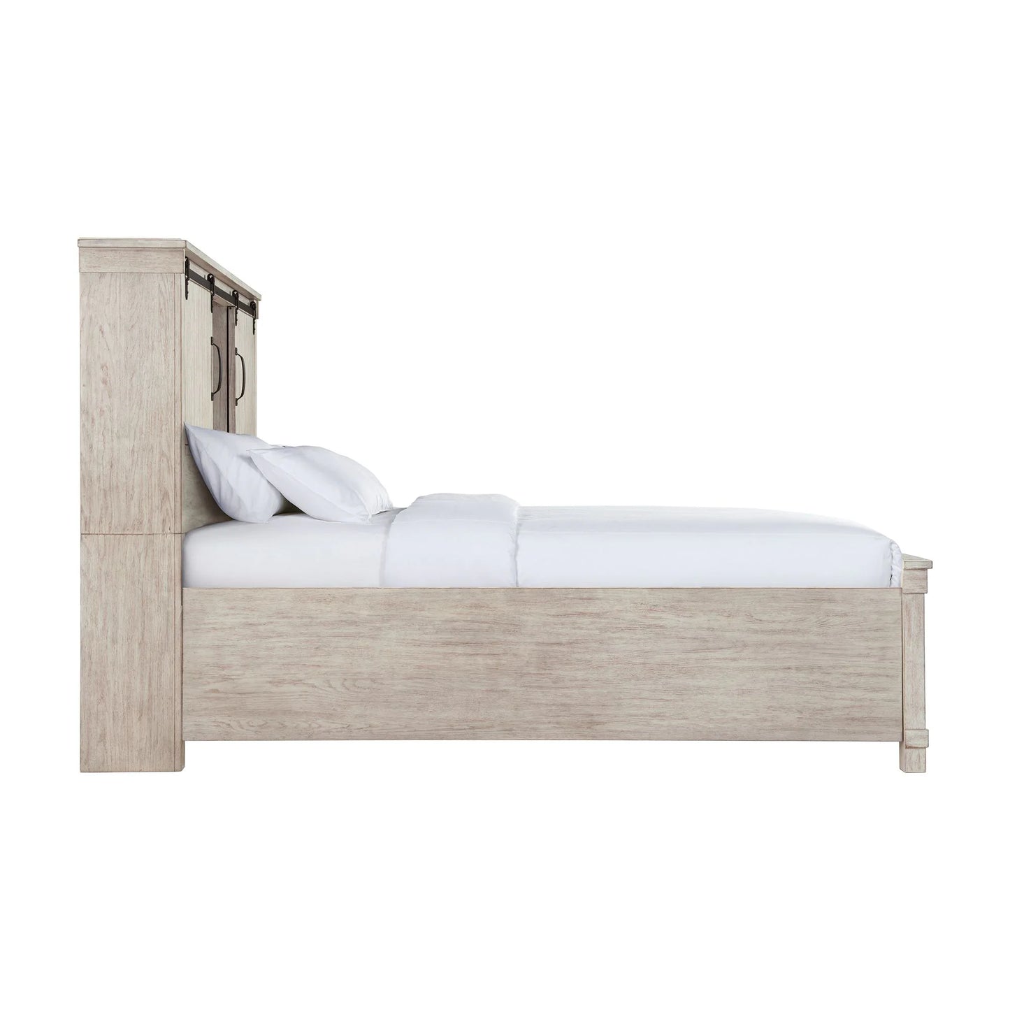 Scott - King Platform Storage Bed - White