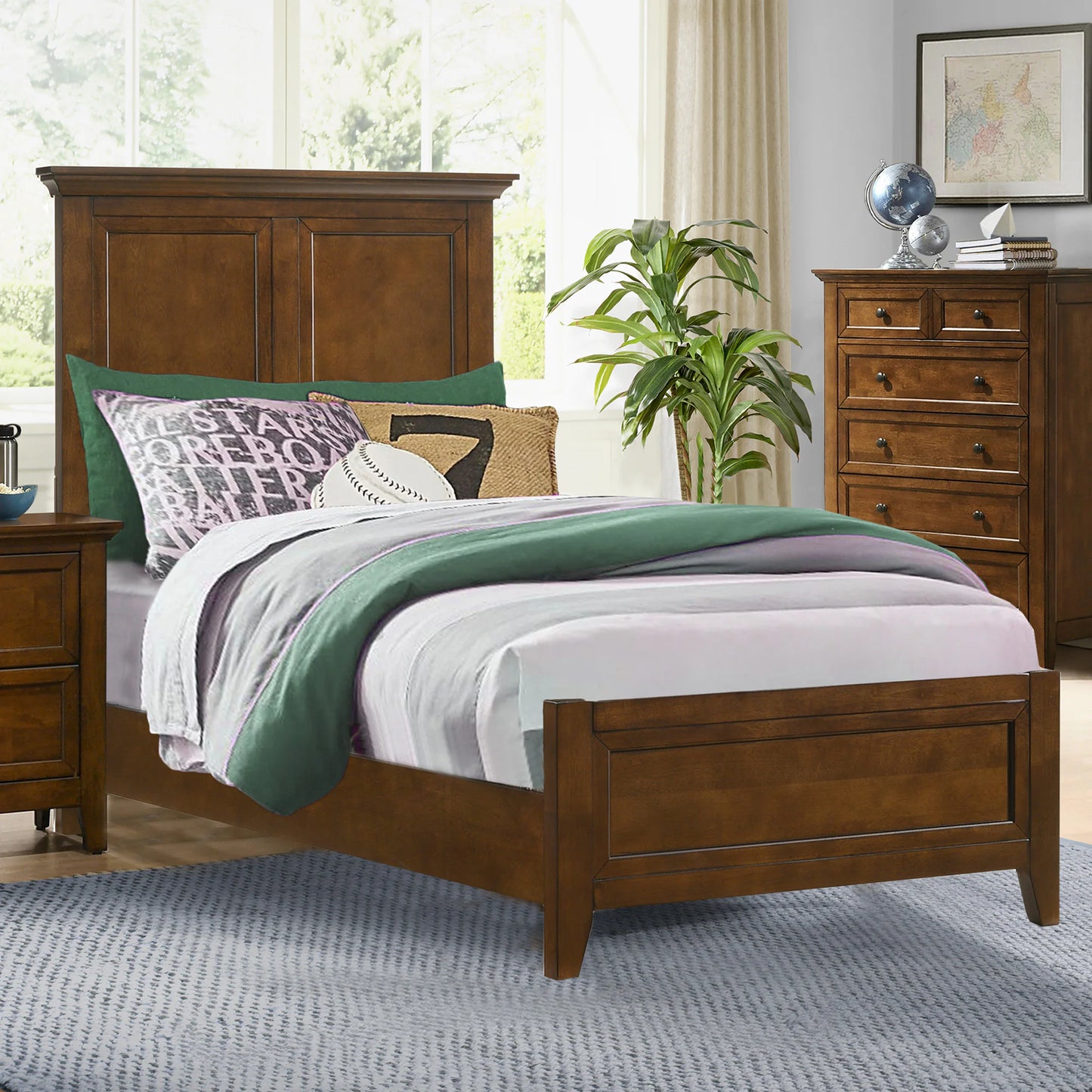 San Mateo Youth - Twin Standard Bed - Tuscan
