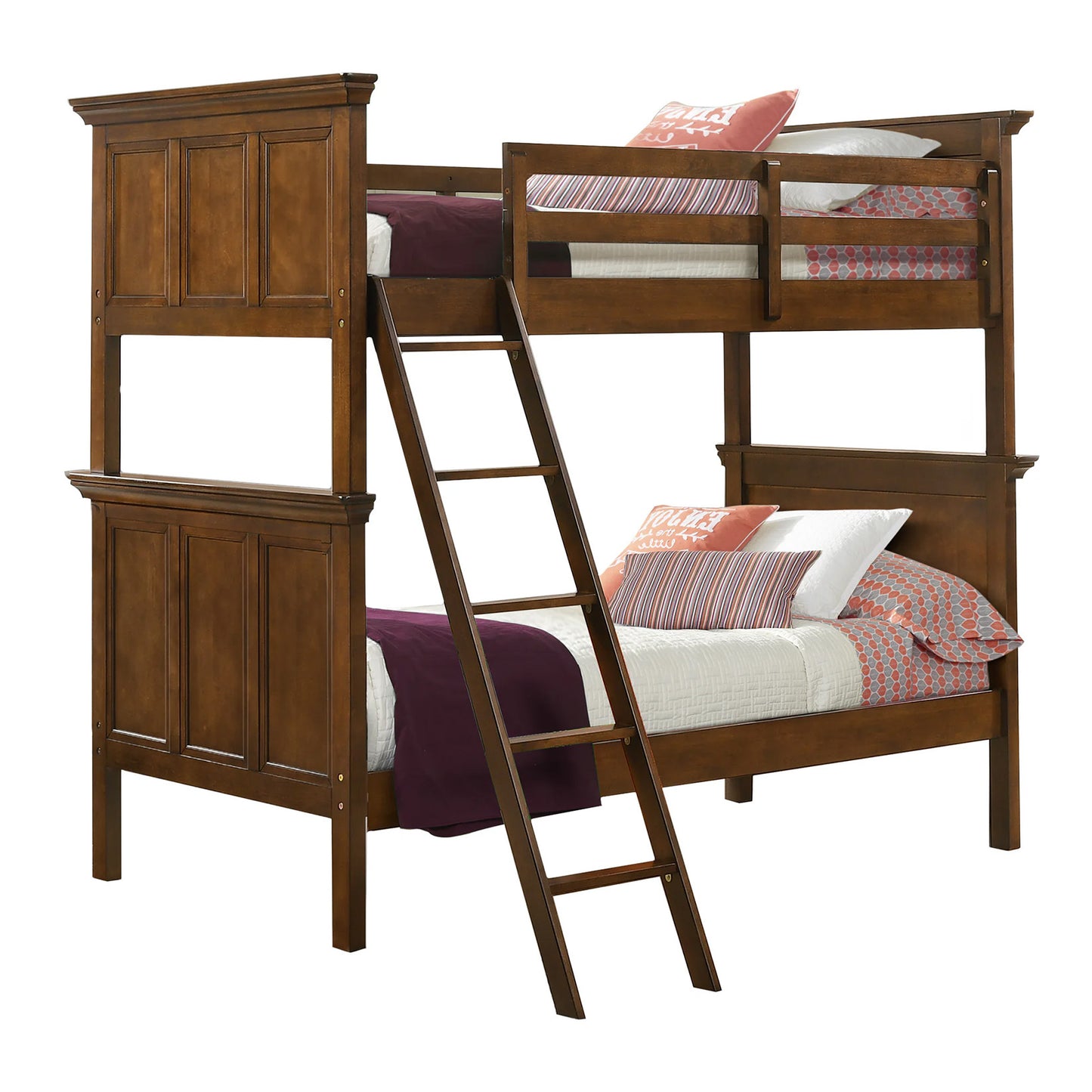 San Mateo Youth - Twin Over Twin Bunk Bed - Tuscan