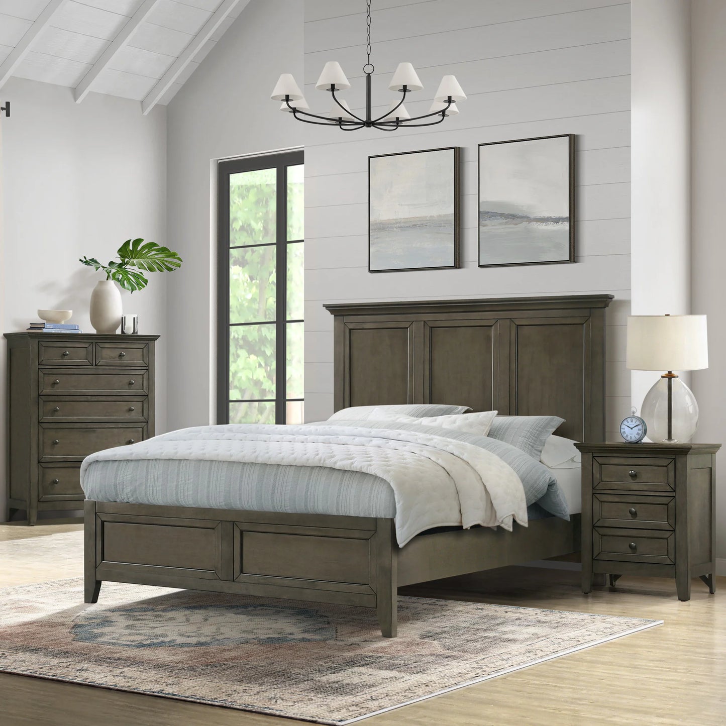 San Mateo - Queen Standard Bed - Gray