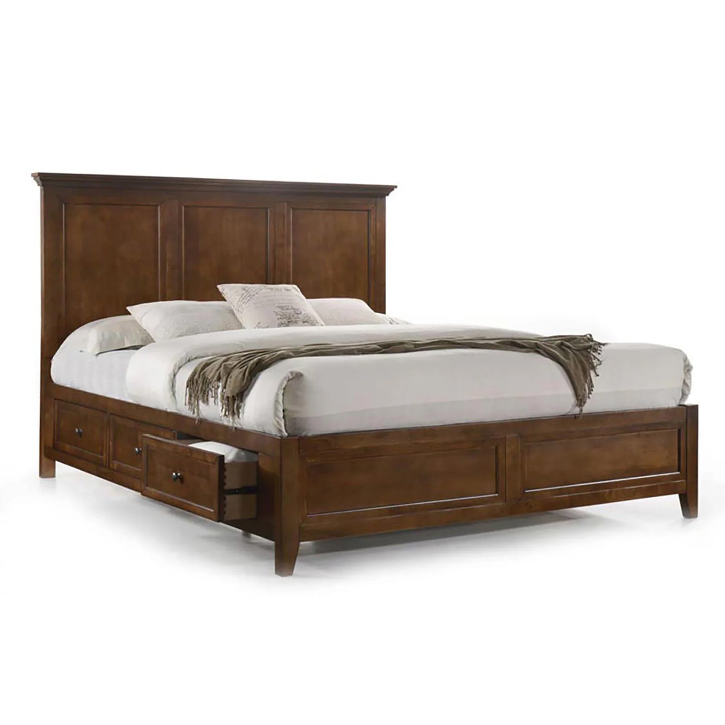 San Mateo - Queen Storage Bed - Tuscan
