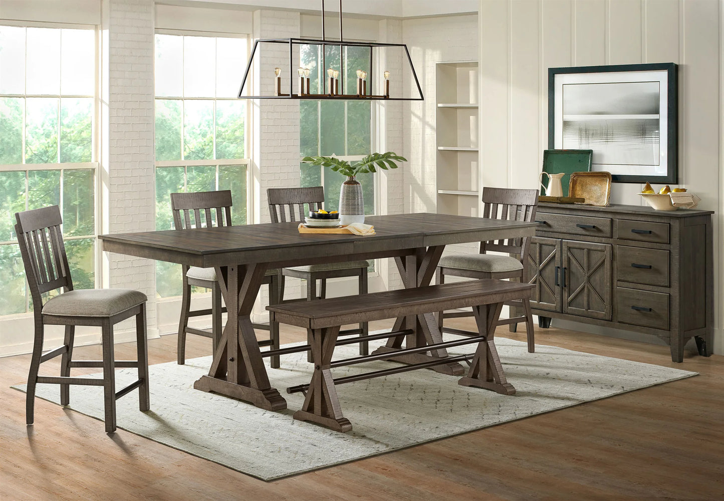 Sullivan - Counter Bench - Burnished Clay