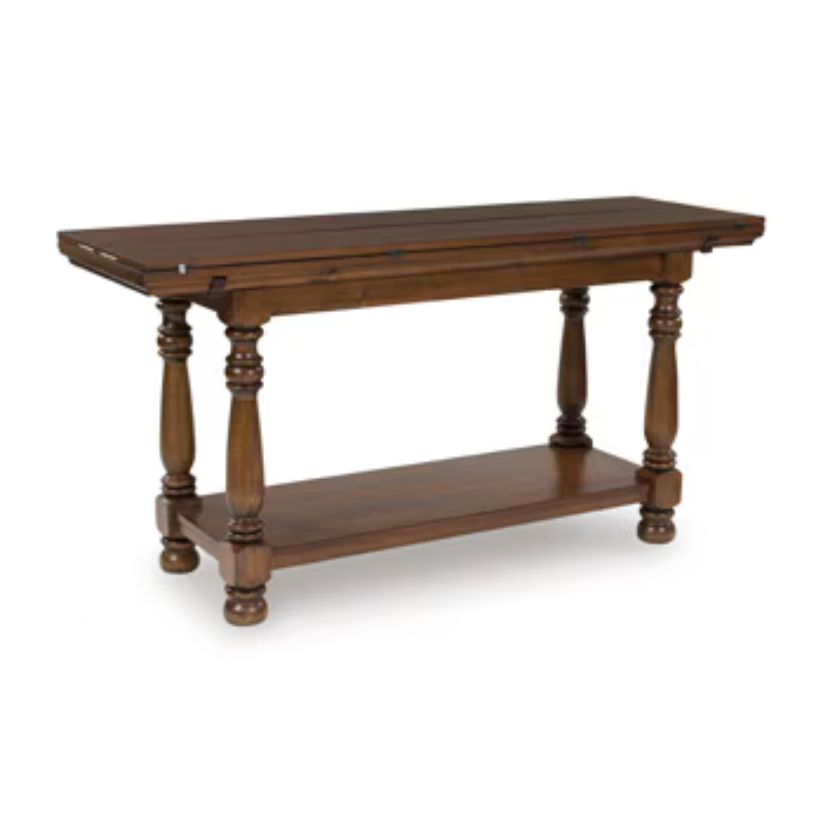 Sturlayne - Brown - Flip Top Sofa Table