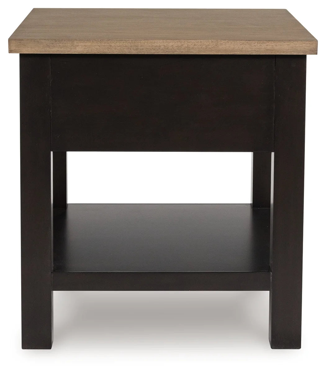 Drazmine - Brown - Rectangular End Table-5