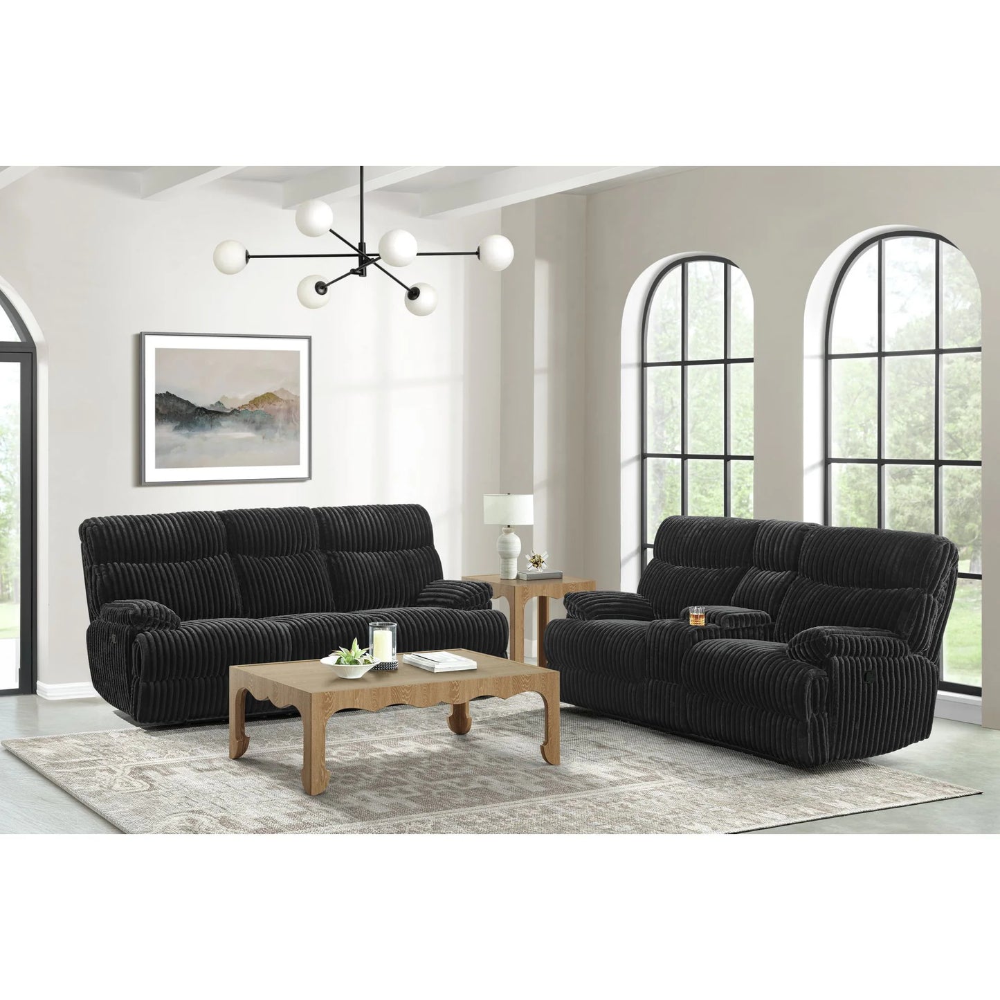 Admiral - Motion Sofa - Black