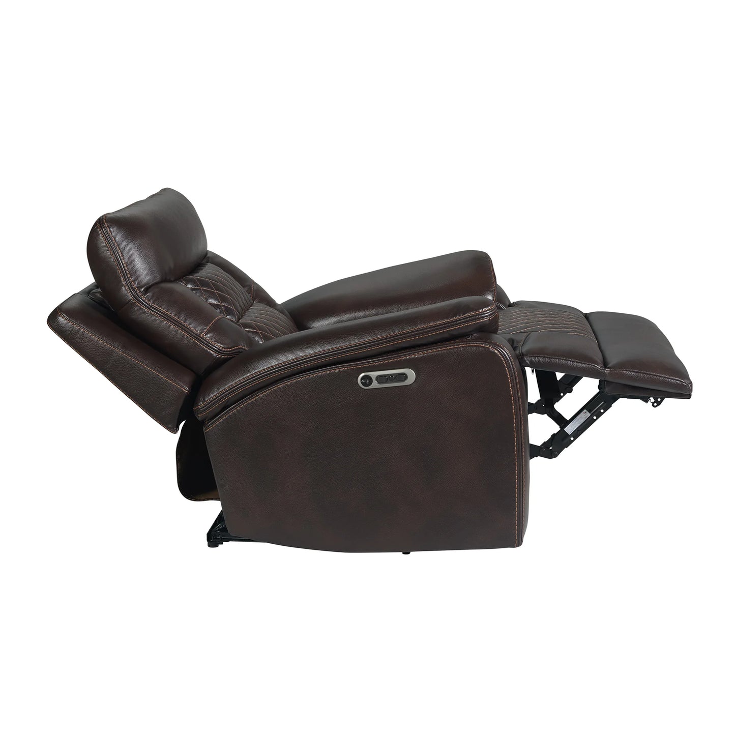 Trinidad - Power Recliner With Power Motion Head Recliner - Pebble Brown