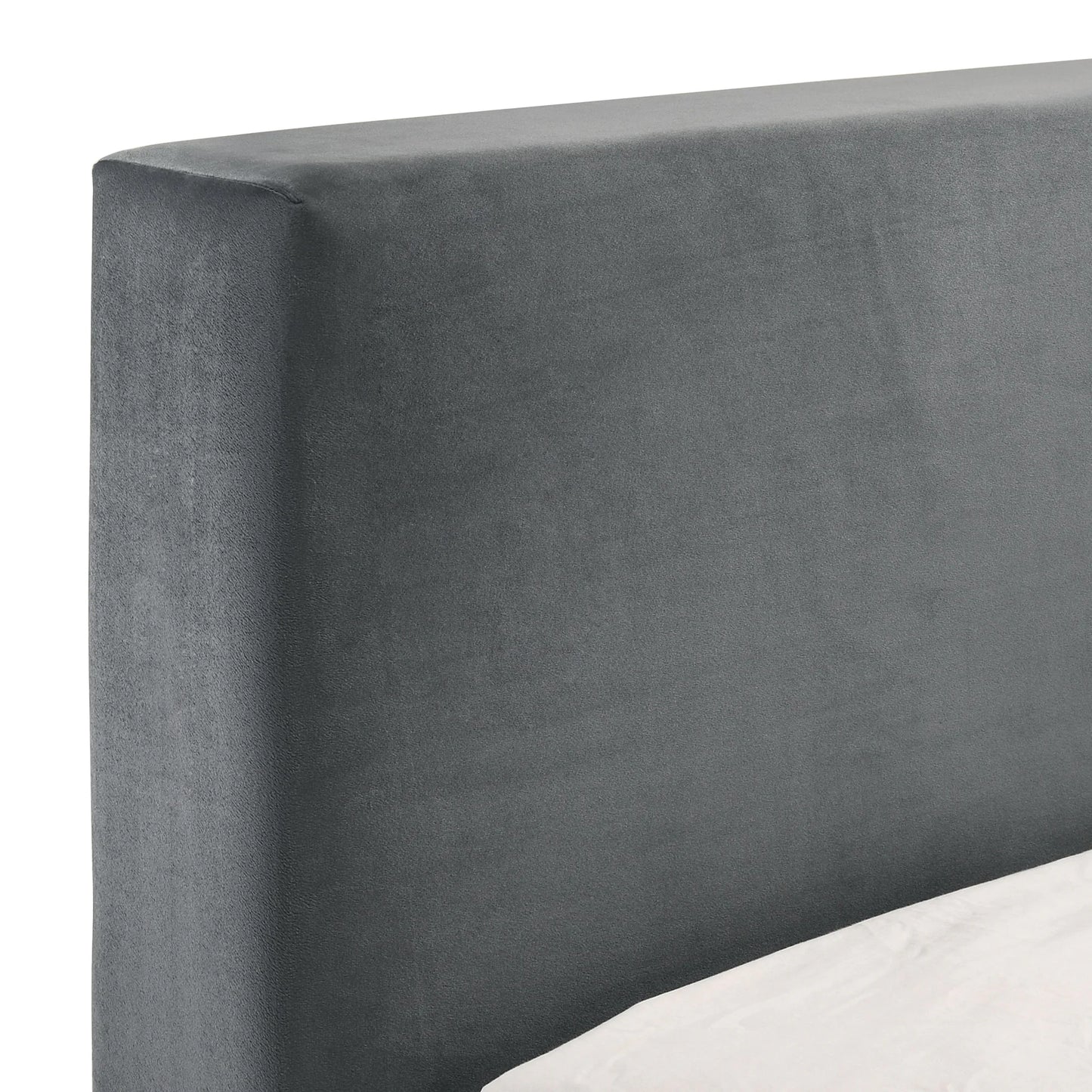 Brookhaven - Twin Upholstered Bed - Gray