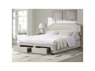 Tropic - Full Storage Bed - Beige