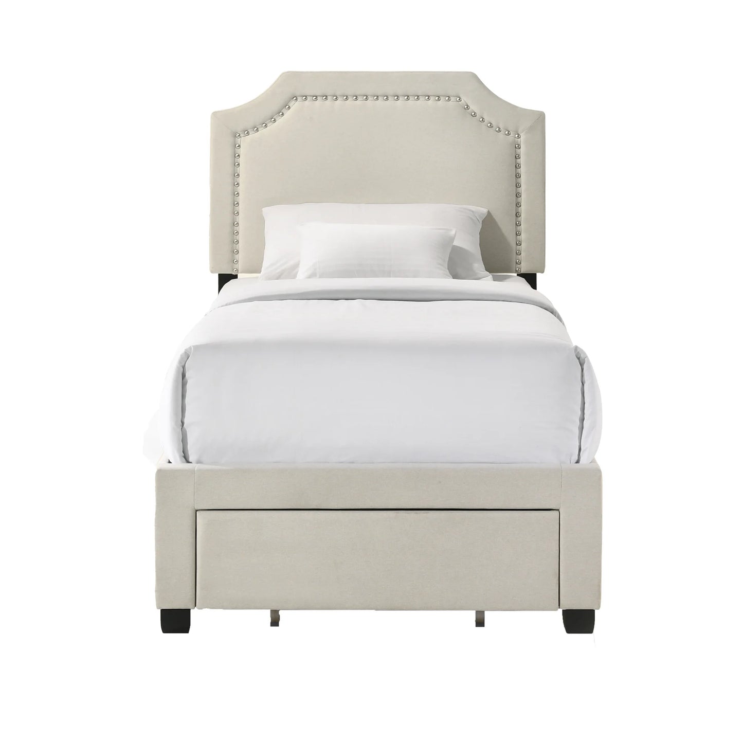Tropic - Twin Storage Bed - Beige