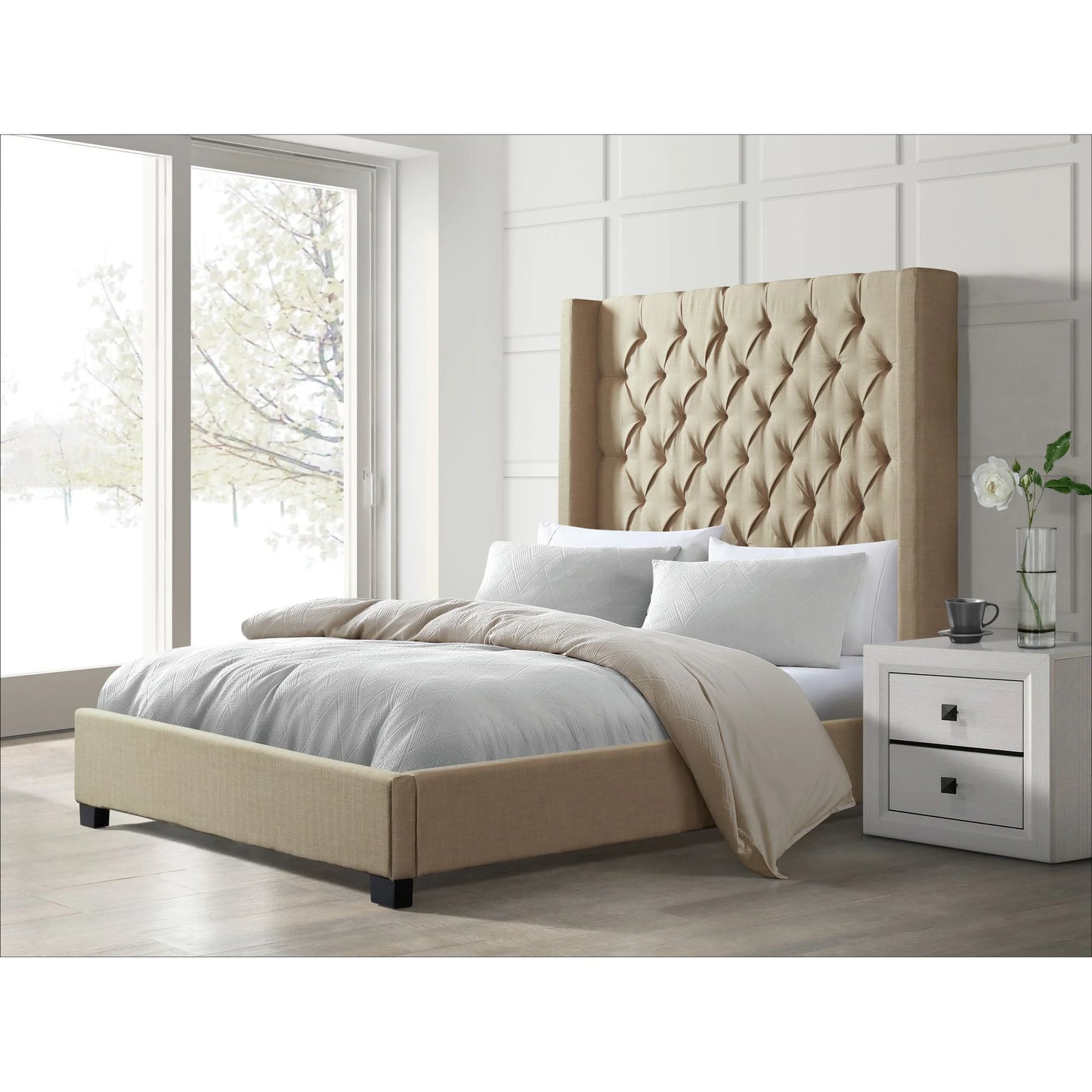 Morrow - King Bed - Heirloom Natural