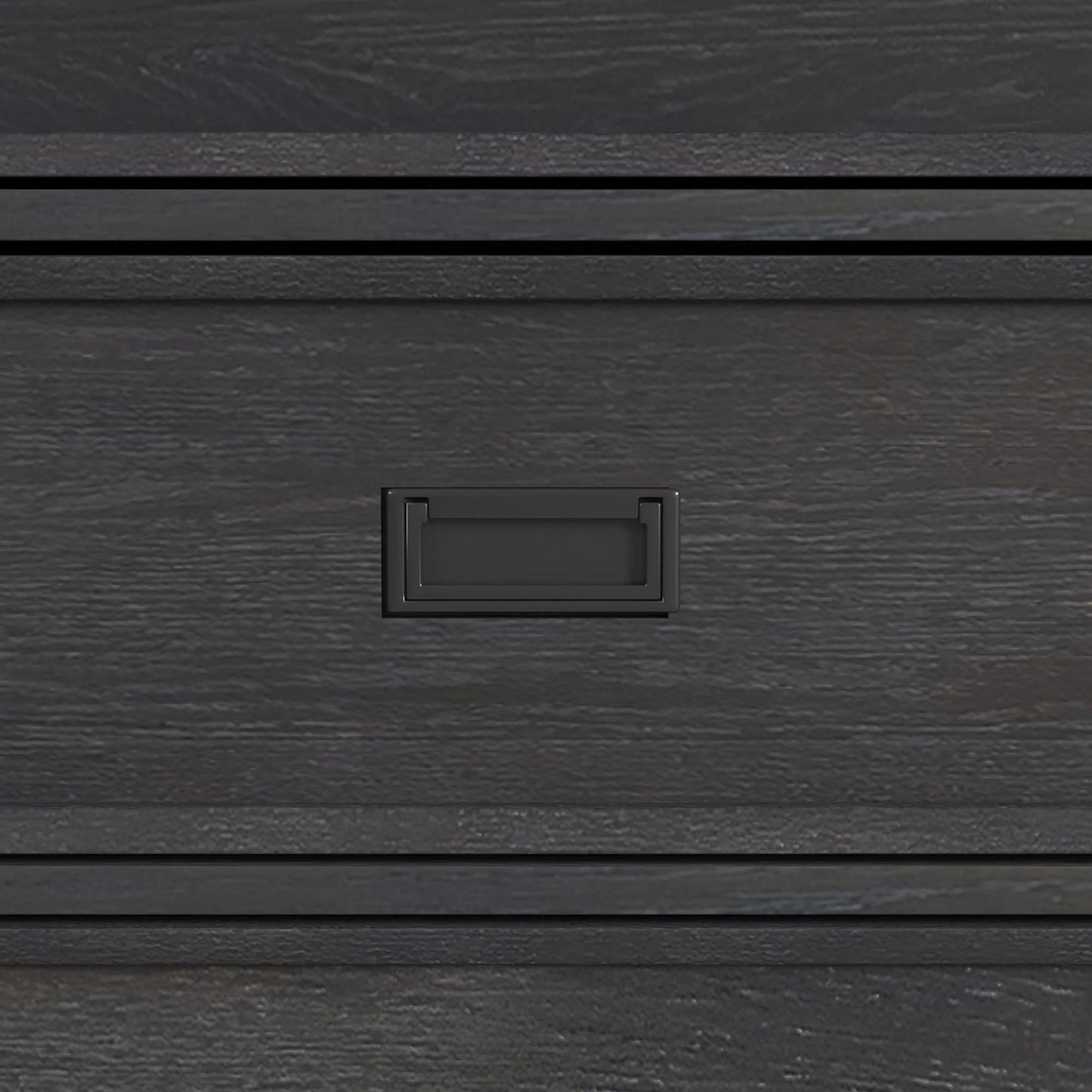 Hampton Kids - Dresser And Mirror Set - Charcoal