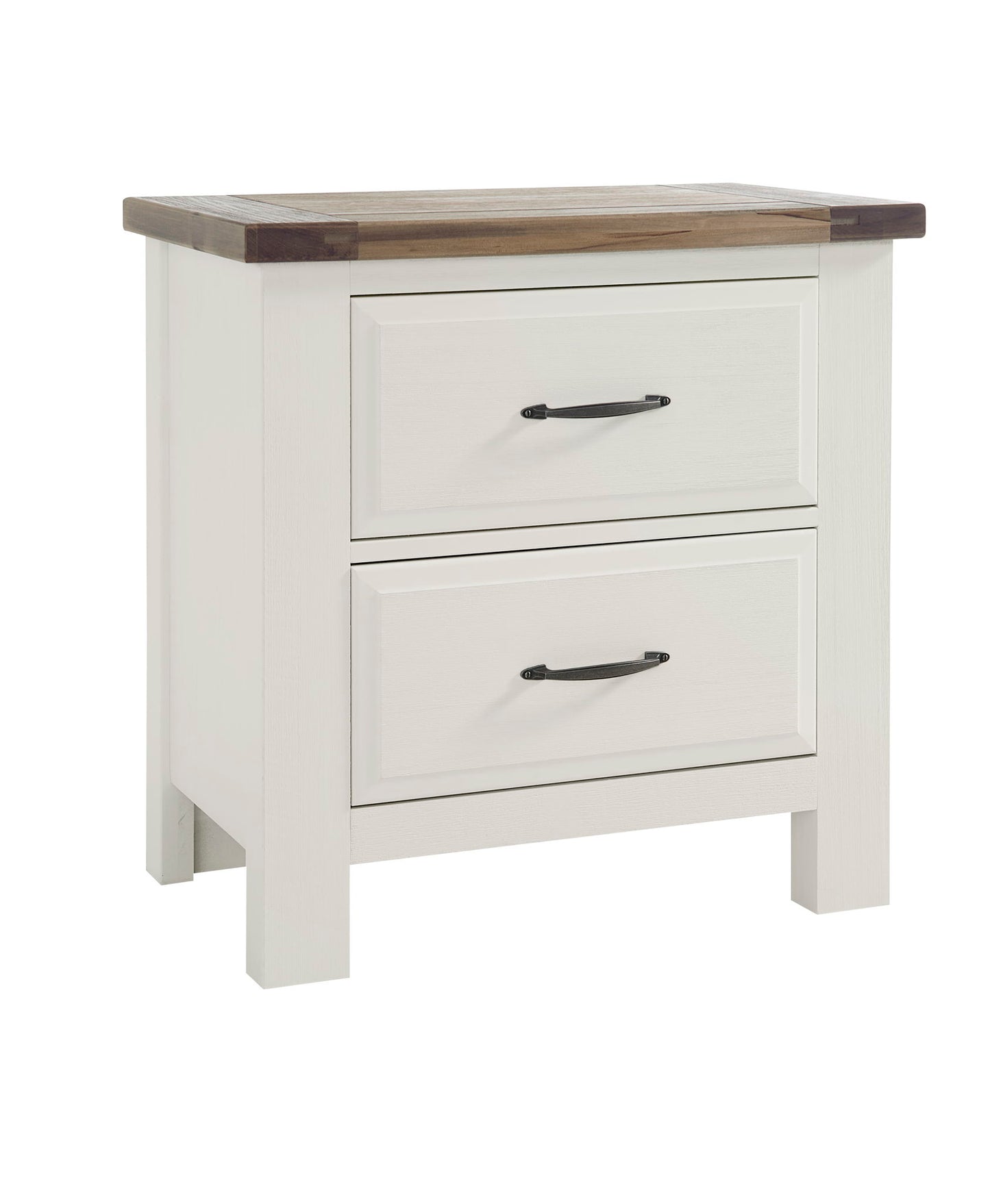 Maple Road - 2-Drawers Nightstand - Soft White