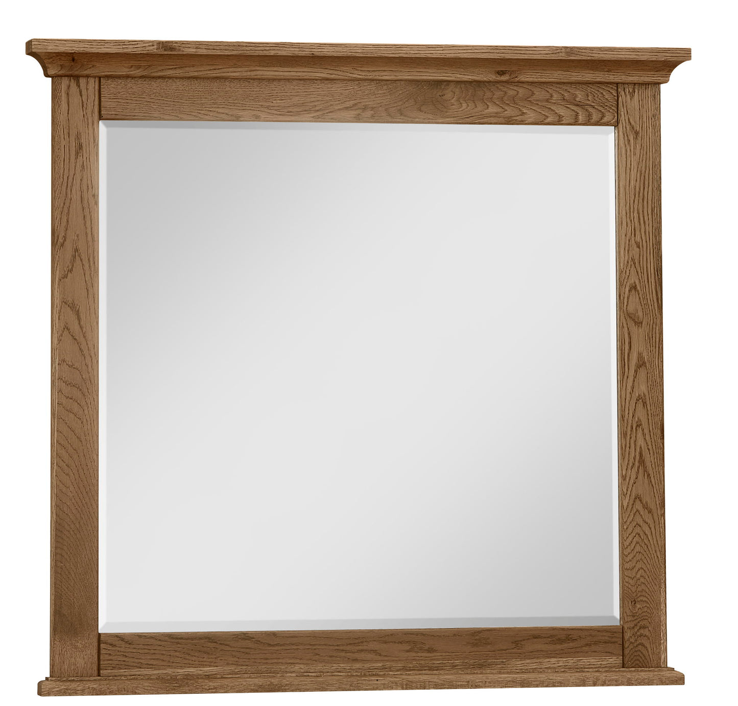 Yosemite - Beveled Glass Landscape Mirror - Light Brown