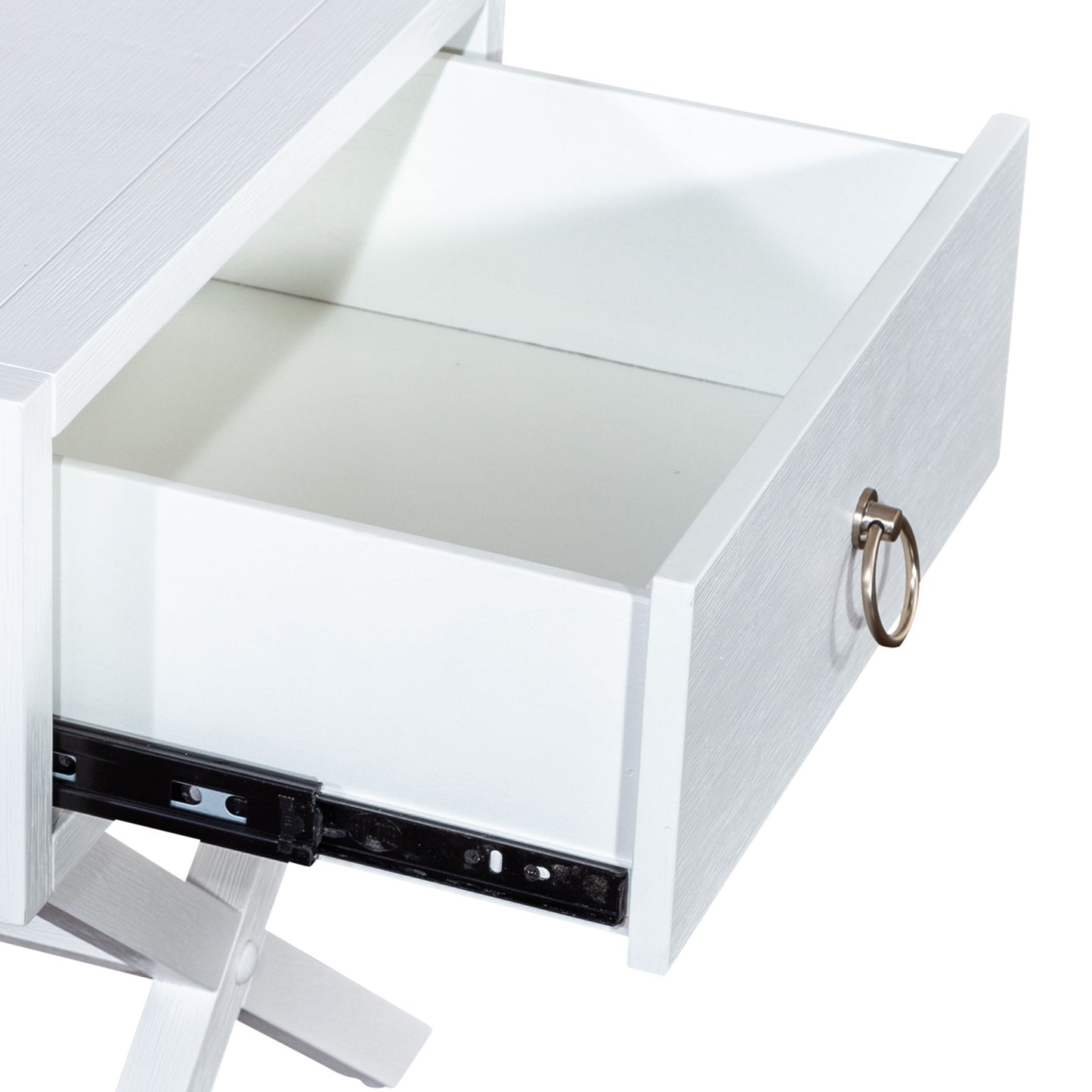 East End - 1 Drawer Accent Table - White