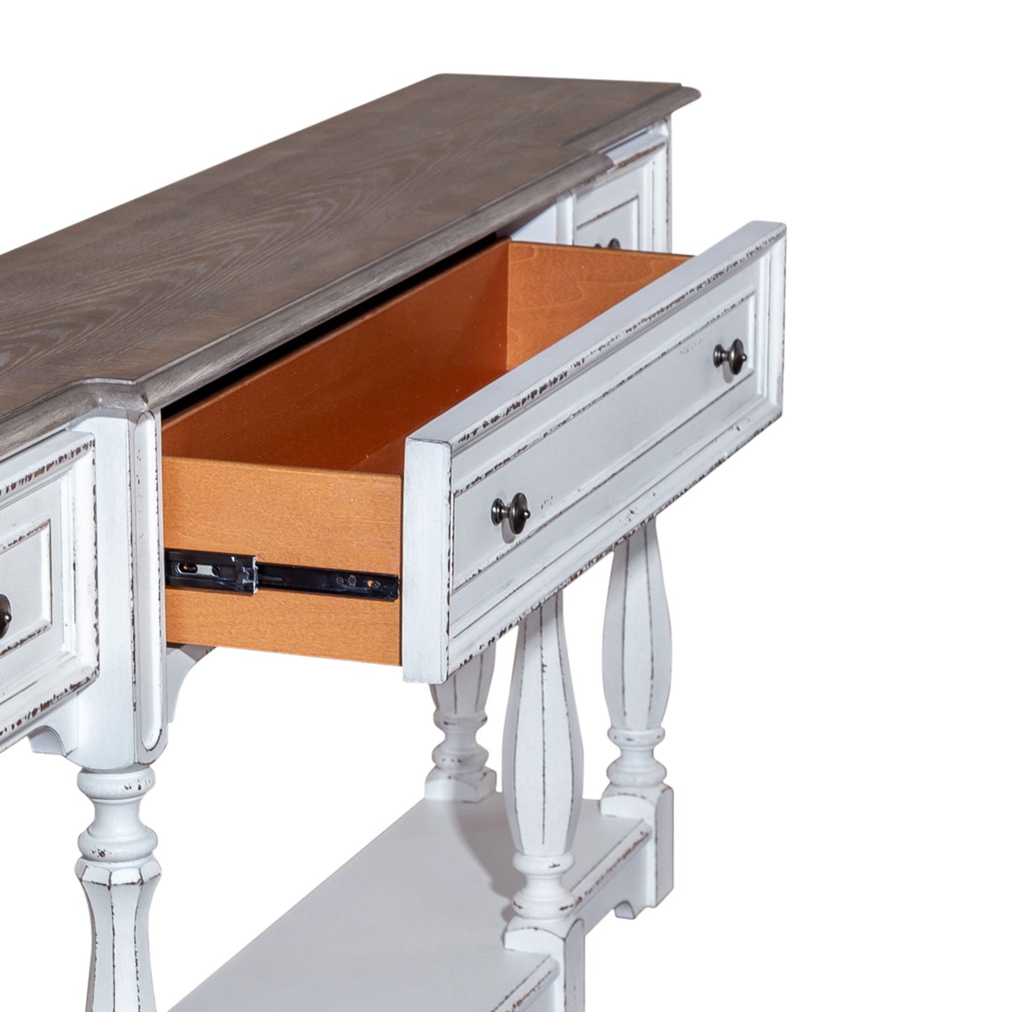 Magnolia Manor - 72" Hall Console Table - White