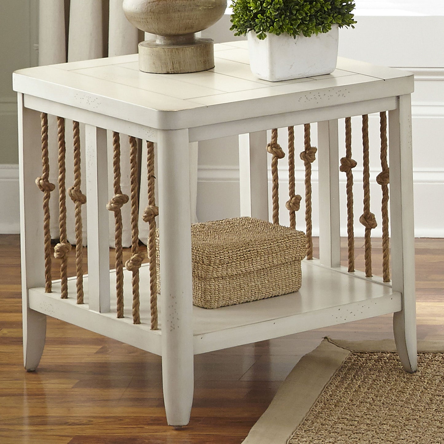 Dockside - 3 Piece Set (1-Cocktail 2-End Tables) - White