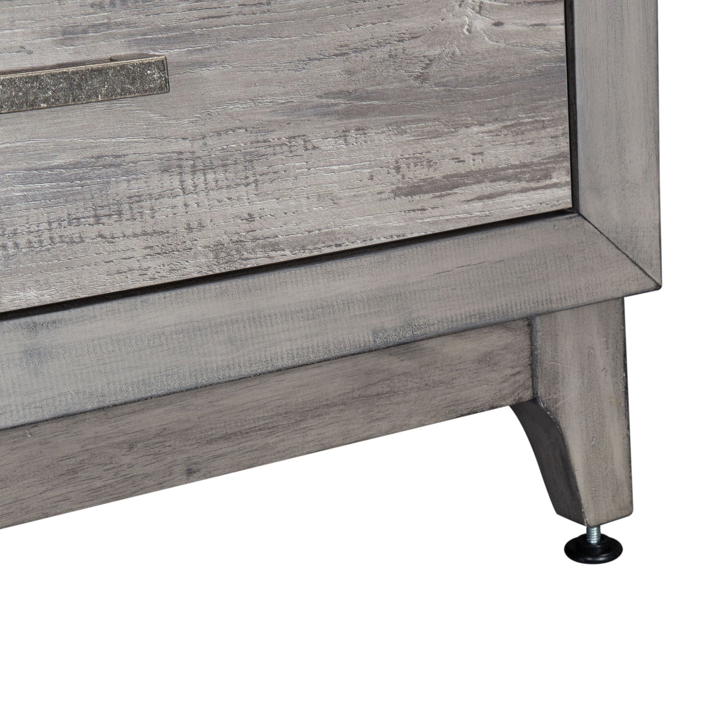 Mercury - 76" TV Console - Pearl Silver
