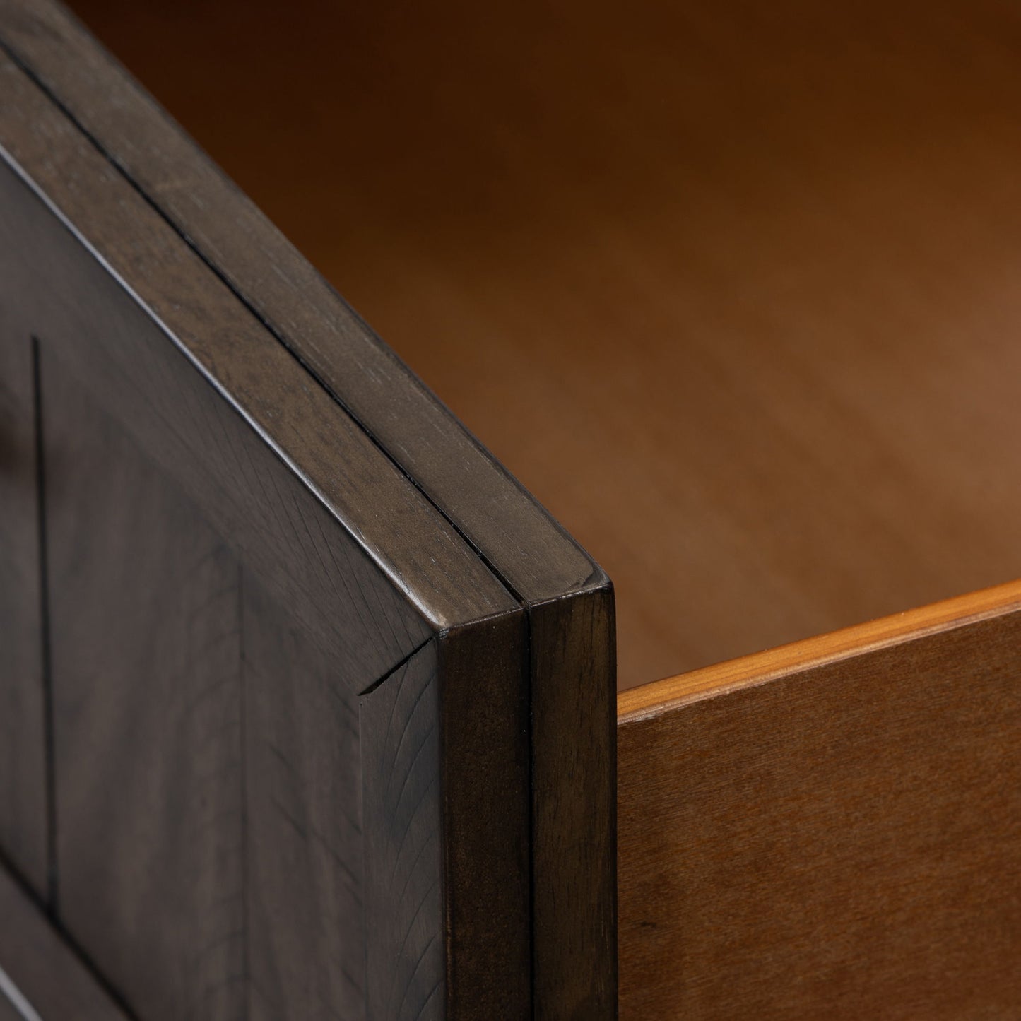 Thornwood Hills - King Bookcase Bed - Dark Gray