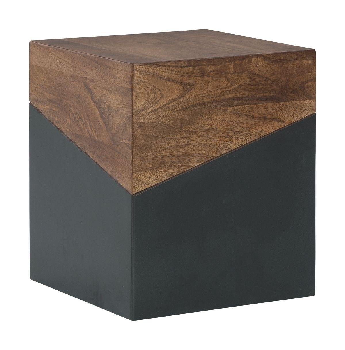 Trailbend - Brown / Gunmetal - Accent Table