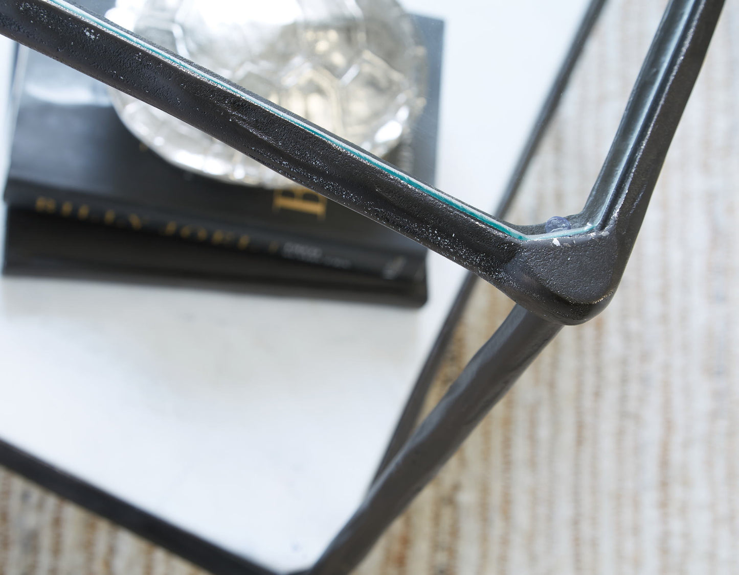 Ryandale - Antique Black - Accent Table