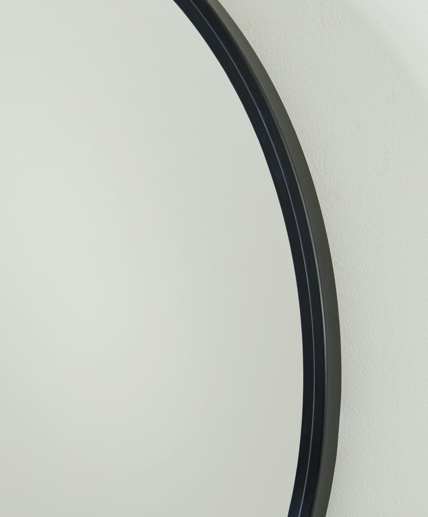 Brocky - Black - Oval Accent Mirror 2