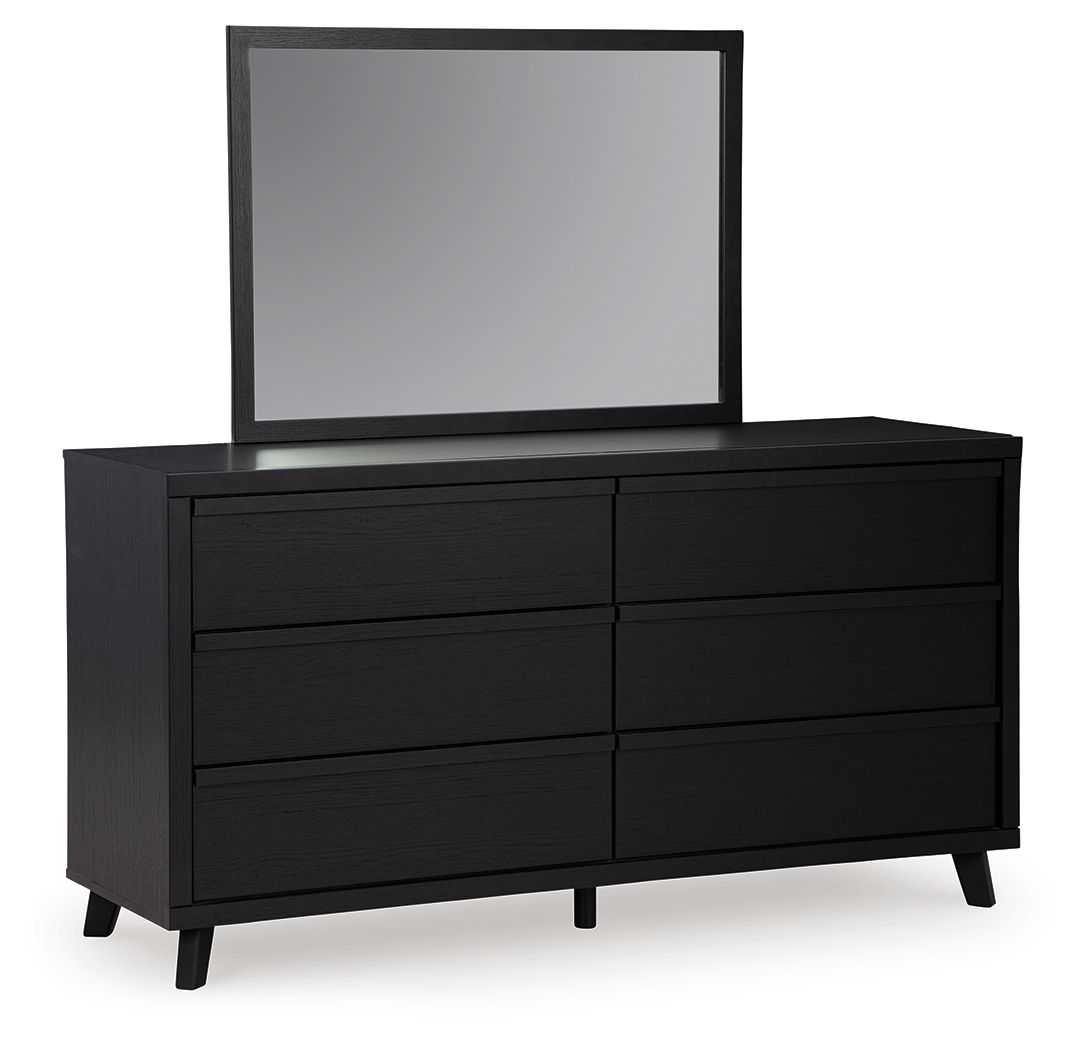 Danziar - Black - Dresser And Mirror Furniture Warehouse Ohio Danziar - Black - Dresser And Mirror Furniture Warehouse Ohio