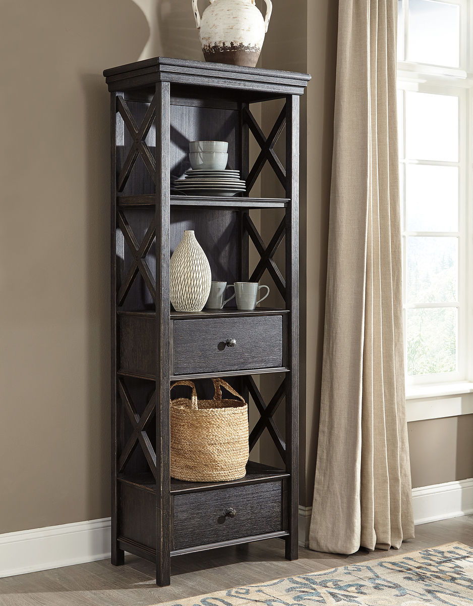 Tyler Creek - Dark Gray - 2 Pc. - Display Cabinets