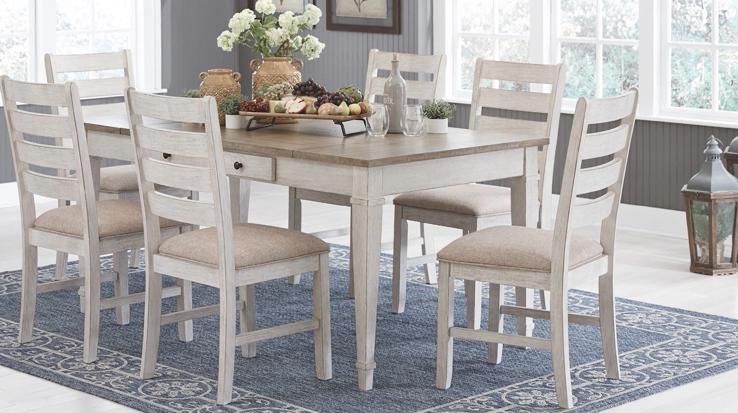 Skempton - White - Upholstered Barstool (Set of 2)