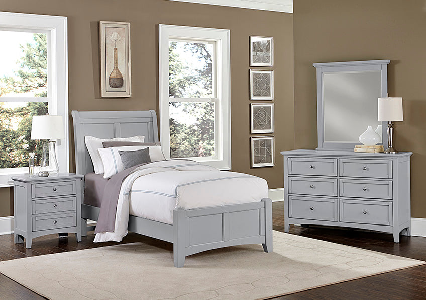Bonanza - 6-Drawer Studio - Gray 1