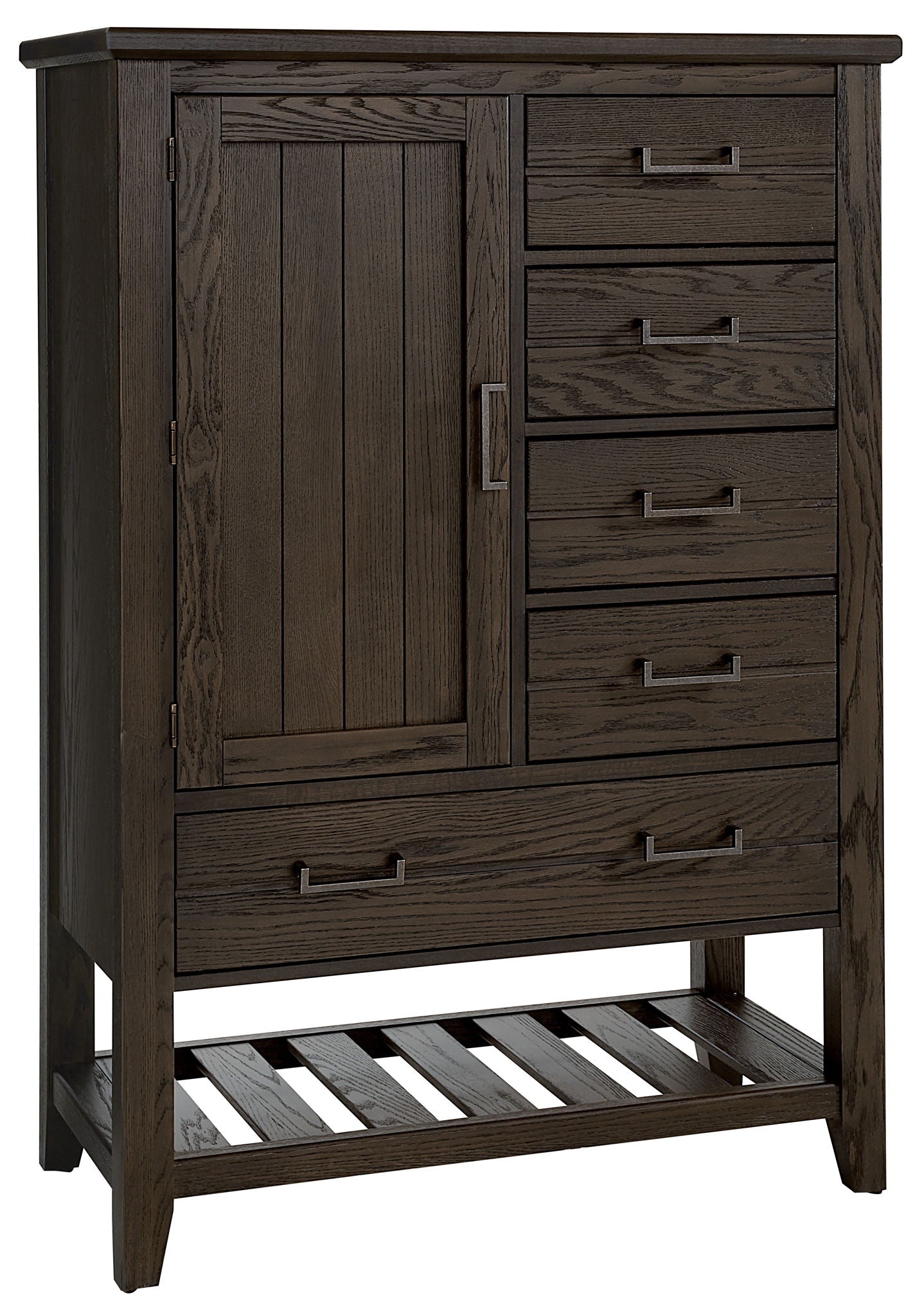 Passageways - 5-Drawers Door Chest - Charleston Brown