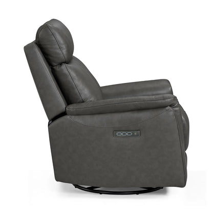 Rowland - Swivel Glider Recliner P3 - Dark Gray