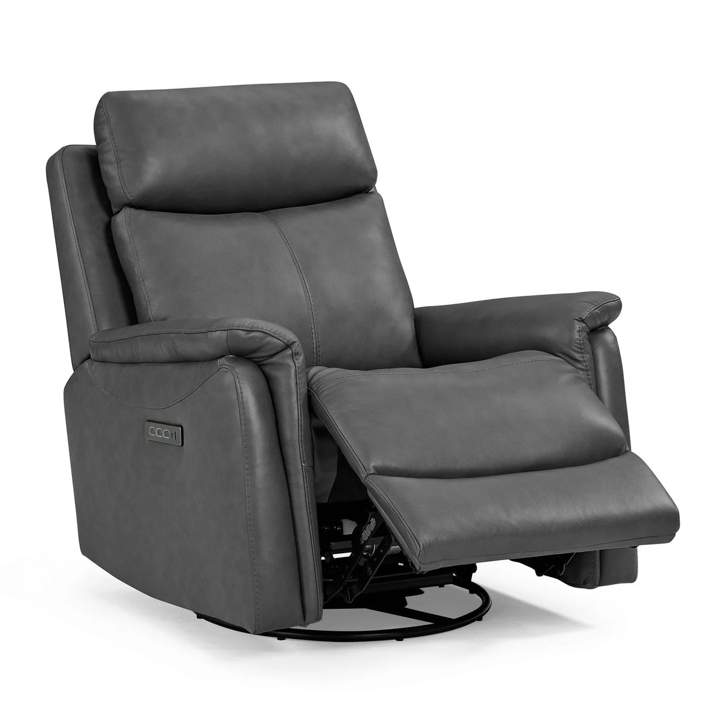 Rowland - Swivel Glider Recliner P3 - Dark Gray