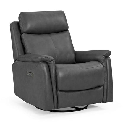 Rowland - Swivel Glider Recliner P3 - Dark Gray