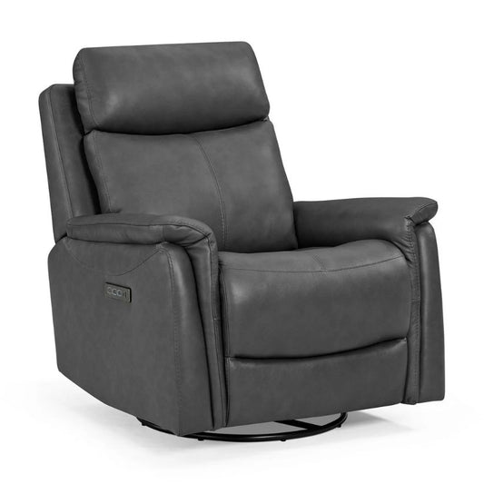 Rowland - Swivel Glider Recliner P3 - Dark Gray