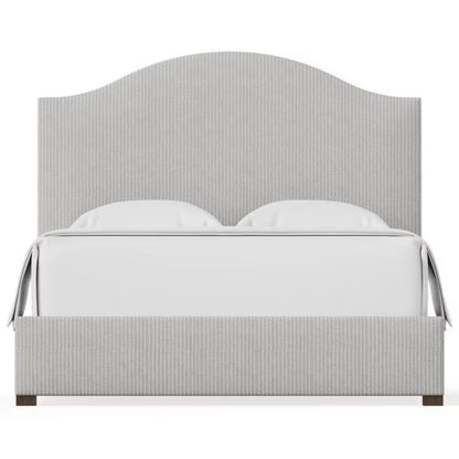 Choices - Emily Queen Upholstered Bed - Gray Stripe