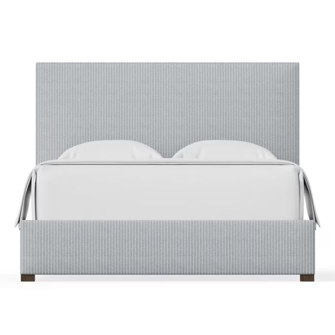 Choices - Amelia King Upholstered Bed - Navy Stripe