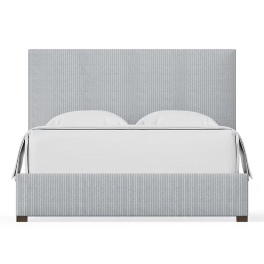 Choices - Amelia King Upholstered Bed - Navy Stripe