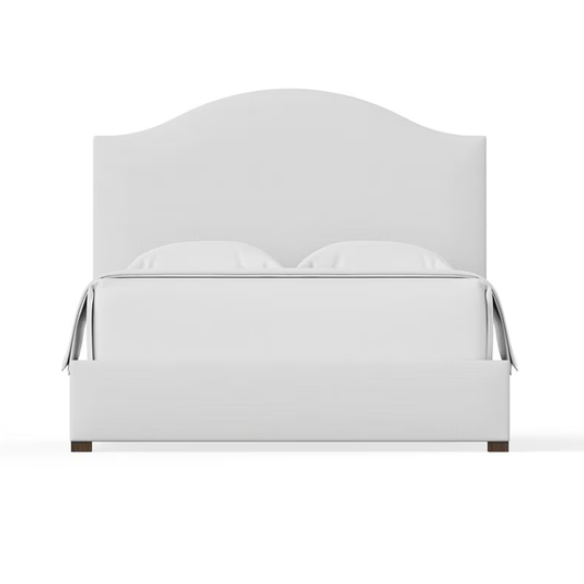 Choices - Emily King Upholstered Bed - Pure White