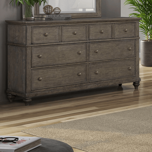 Twin Lakes - 6 Drawer Dresser - Gray