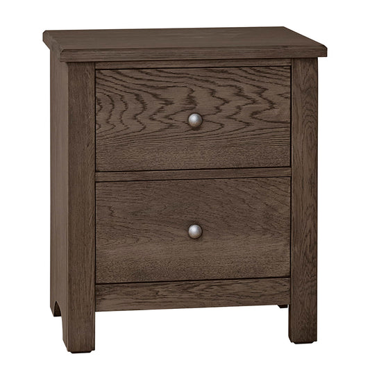 Fundamentals - 2 Drawer Nightstand - Gray