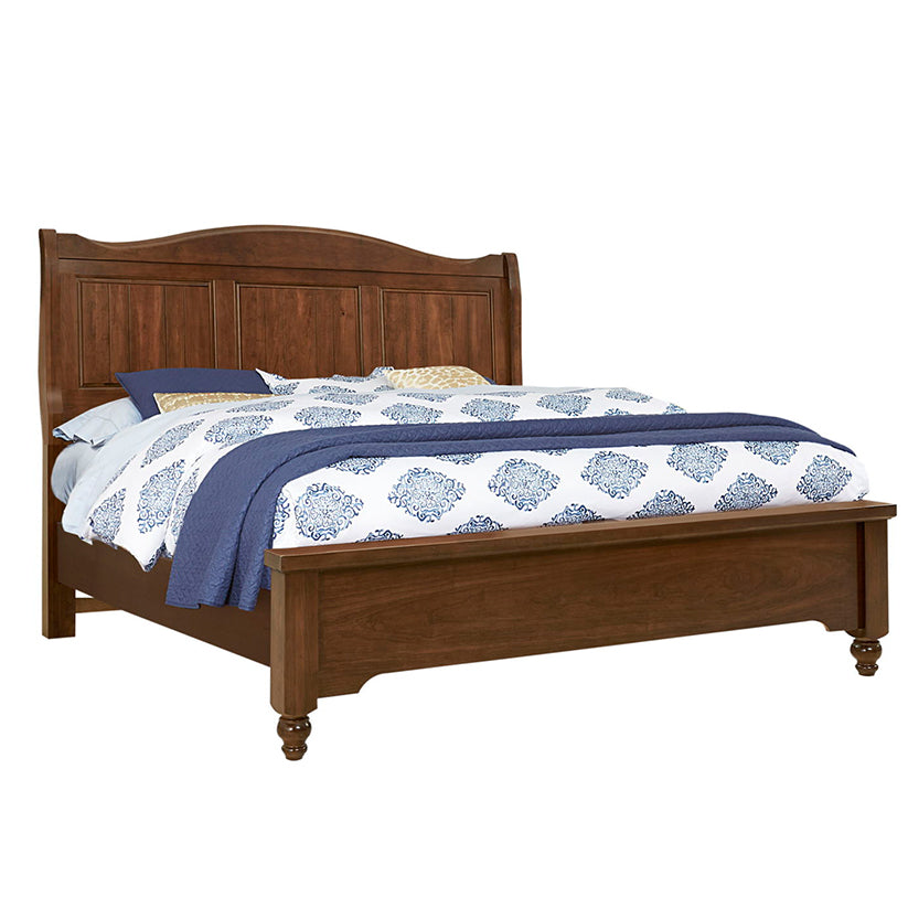 Heritage - Queen Sleigh Bed - Amish Cherry