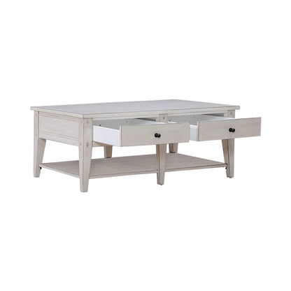 Lake House - Cocktail Table - White