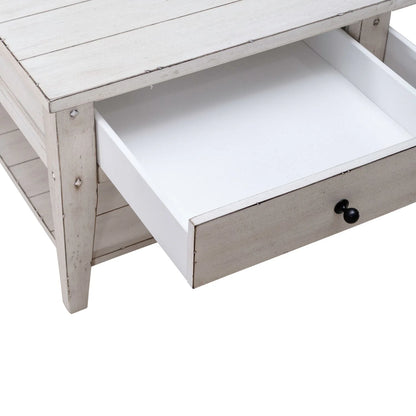 Lake House - Cocktail Table - White