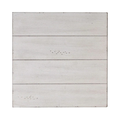 Lake House - Chair Side Table - White