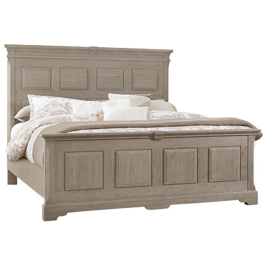 Heritage - Queen Mansion Bed - Greystone