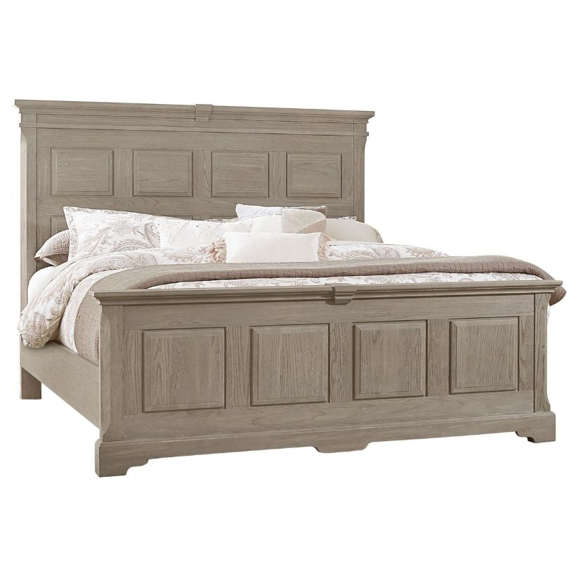 Heritage - California King Mansion Bed - Greystone