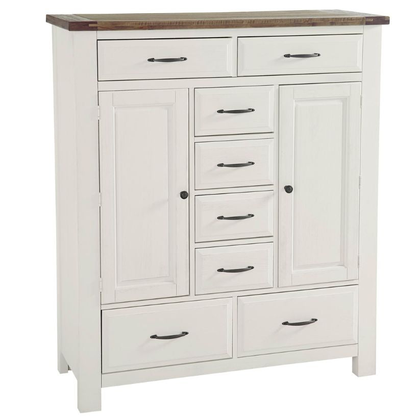 Maple Road - 8-Drawers Sweater Chest - Soft White