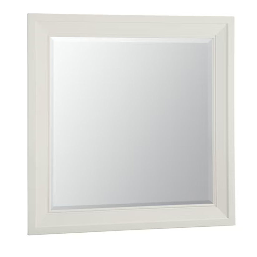 Maple Road - Landscape Mirror With Beveled Glass - Soft White