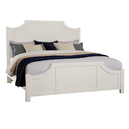 Maple Road - Queen Scalloped Bed - Soft White